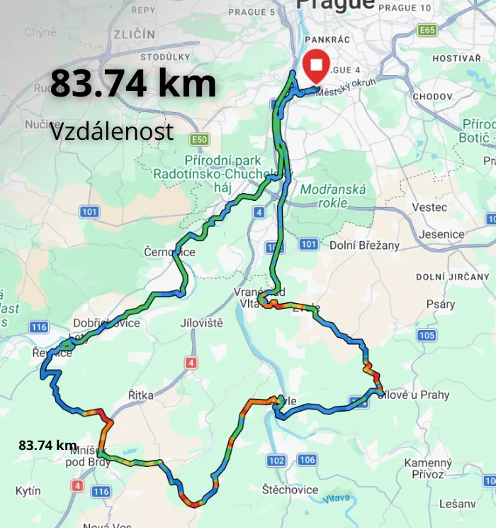 Holeček trasa