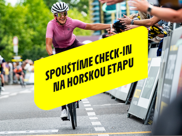 Návod jak vyplnit check-in formulář na Horskou etapu 2024
