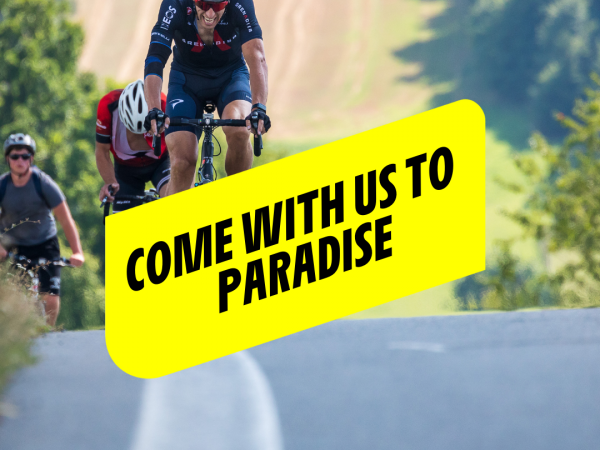 Come with us to camp in Paradise!
