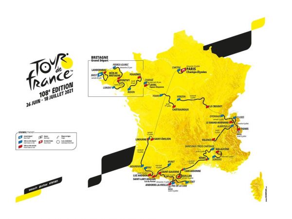 Tour de France 2021 Route