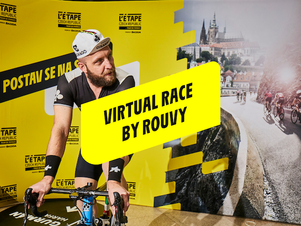 Bolest, ale zábavná. Virtuální závod by Rouvy nadchl cyklisty doma i v Harfě
